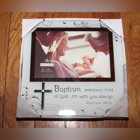 Malden Other - Baptism 4x6 Picture Frame Christening Brand New Malden